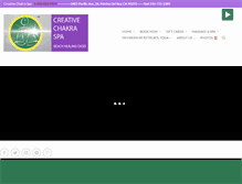 Tablet Screenshot of creativechakra.com
